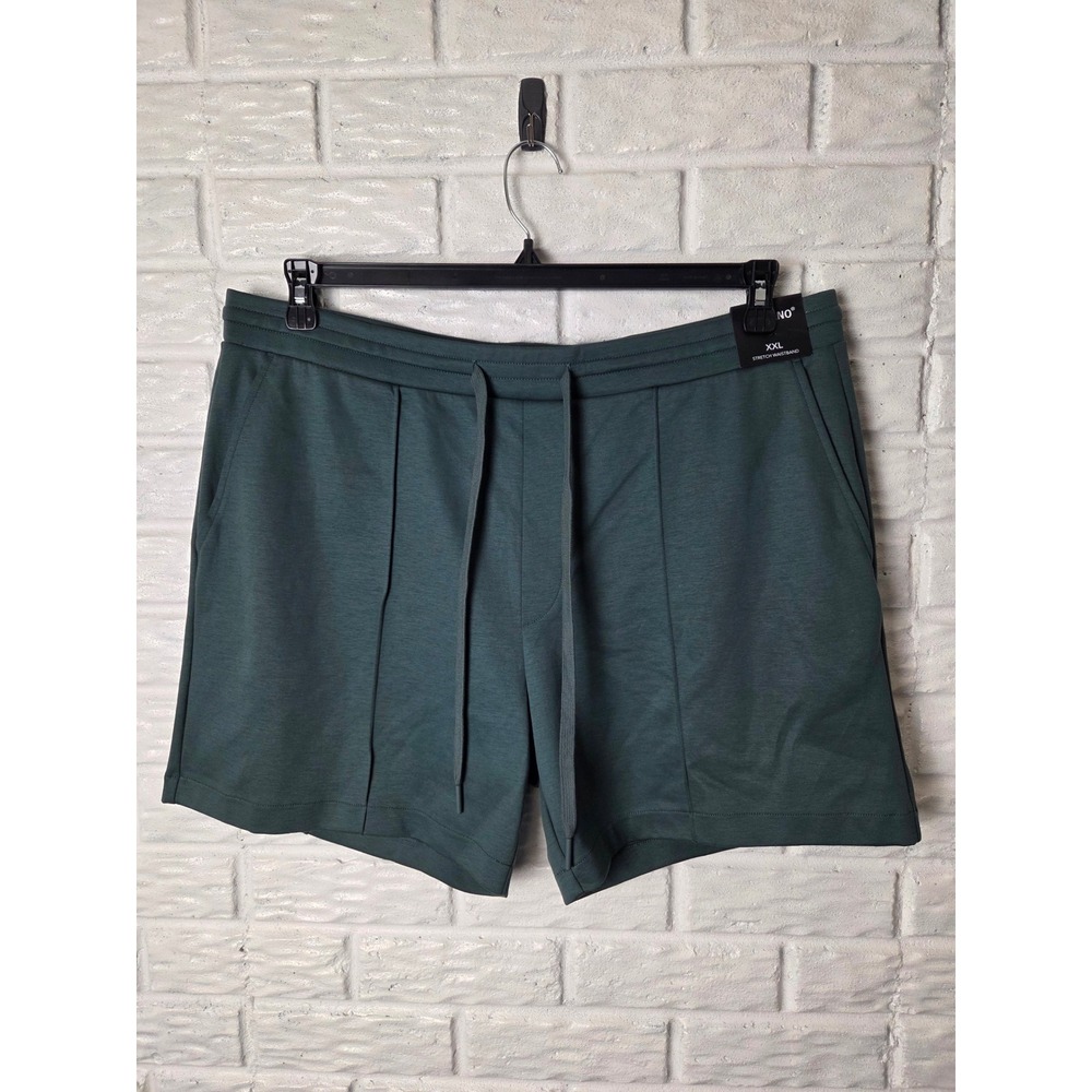 Murano Liquid Luxury shorts Men's size XXL Green color Pull On Elastic waist NWT